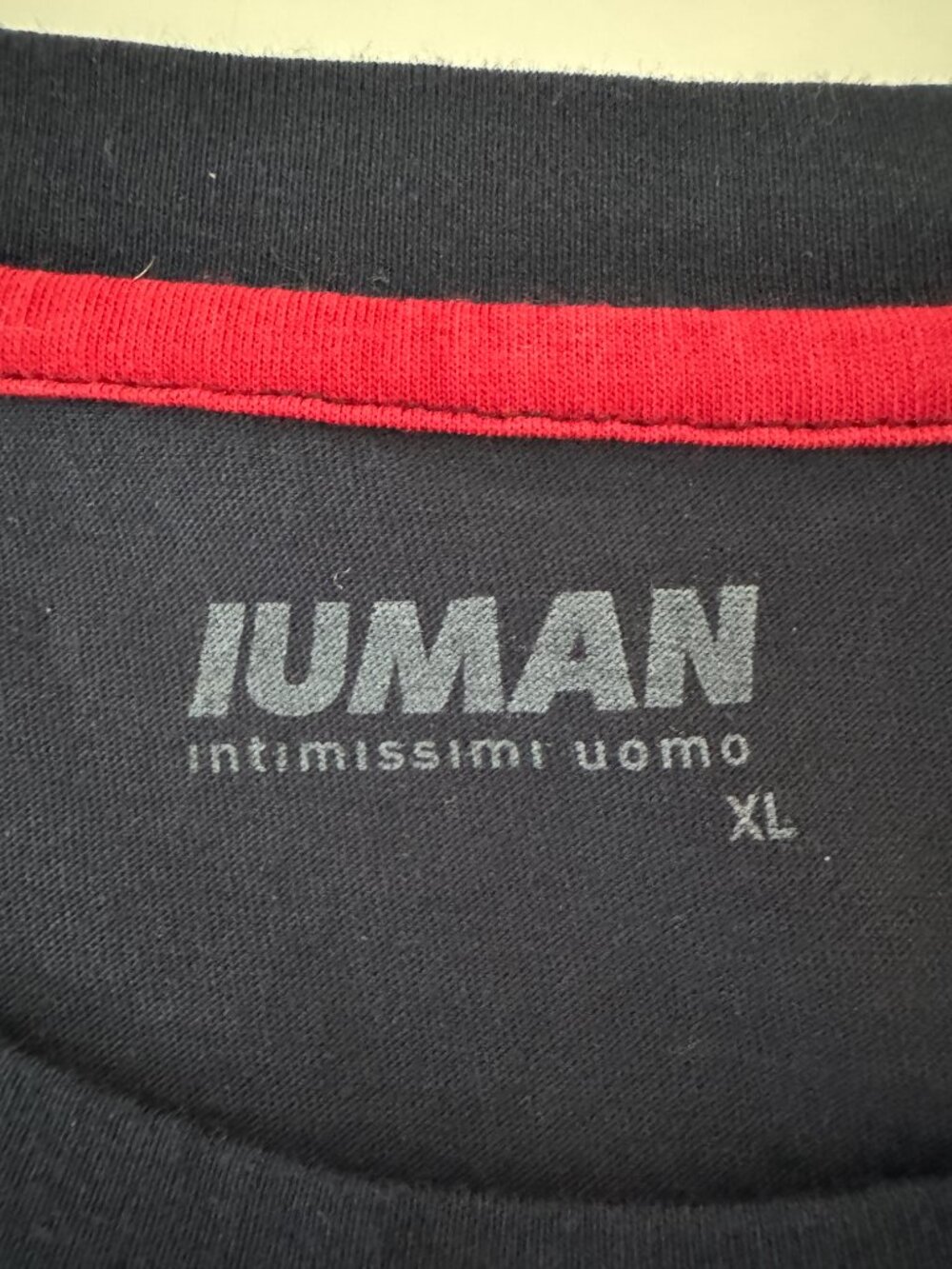 IUMAN Intimissimi Octopus Print Short Cotton T-Shirt Dark Blue New, Size XL - Picture 12 of 16